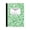 Green, variant on Composition Book, Marble Notebook, Wide Ruled Journal, 100 Sheets 200 Pages, 7.5x9.7 Inch Sewn Binding, for Lecture Notes, Office Meeting, Daily Diary, Black, LJAI