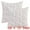 White, variant on Unique Bargains Throw Pillow Covers Soft Flower Pattern White 18" x 18"