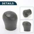 thumbnail image 5 of Unique Bargains Gear Shift Knob 5 Speed Manual Gearbox Stick Shifter Lever Knob for Renault Kangoo 97-19 Plastic Gray, 5 of 6