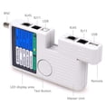 thumbnail image 2 of Comprobador de cables de red 4 en 1, con control remoto, RJ11, RJ45, USB, BNC, para teléfono, 2 of 4