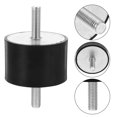 thumbnail image 2 of Cylindrical Vibration Isolator Mount Anti-vibration Air Compressor Bushing With Stud, 2 of 9