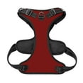 thumbnail image 5 of Gaeub Maroon Gaeub Maroon No Pull Dog Harness, Secure and Adjustable Pet Vest for Outdoor Activities - Medium, 5 of 8