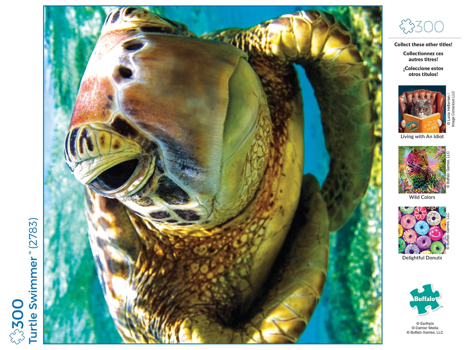 Buffalo Games - Art of Play - Turtle Swimmer - 300 Piece Jigsaw Puzzle