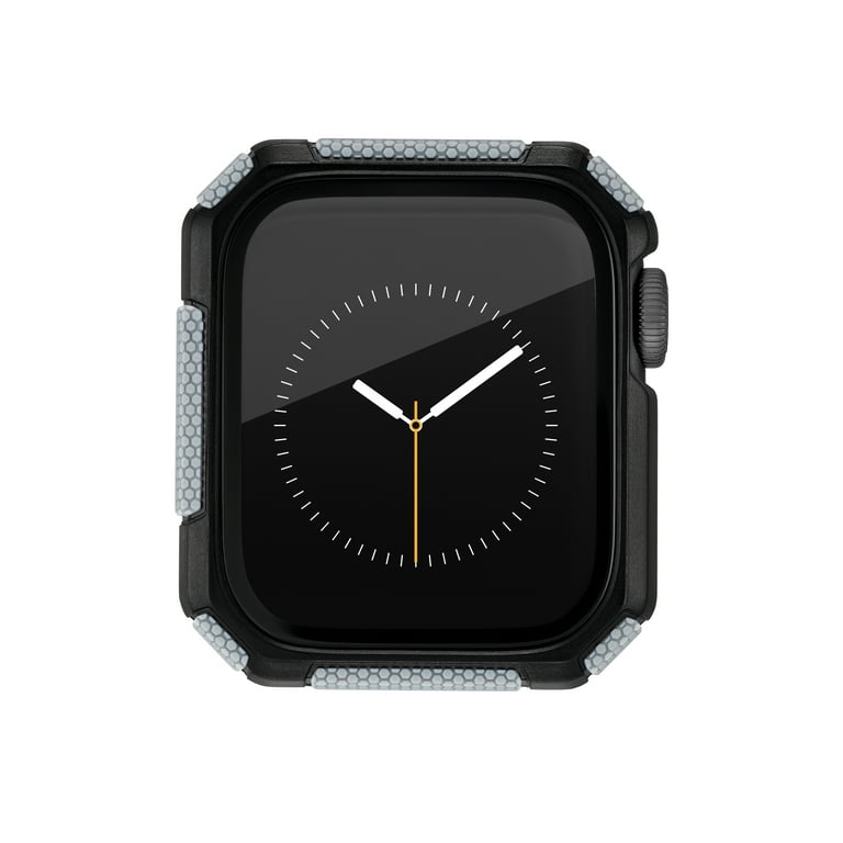 WITHit High Performance Bumper with Integrated Glass Protection for 45mm Apple Watch Black Gray