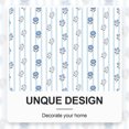 thumbnail image 2 of Lfeey Blackout Curtains for Bedroom Blue Floral Pattern, Room Darkening Drapes for Living Room, 42" W x 72" L, 2 Panels, 2 of 7