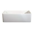 thumbnail image 6 of Fine Fixtures Large White Fireclay Apron Front Farmhouse Kitchen Sink 33" N/A, 6 of 7