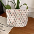 thumbnail image 4 of Bolso de cosméticos floral Bolso de maquillaje informal para mujer Bolso organizadora (patrón dos), 4 of 8