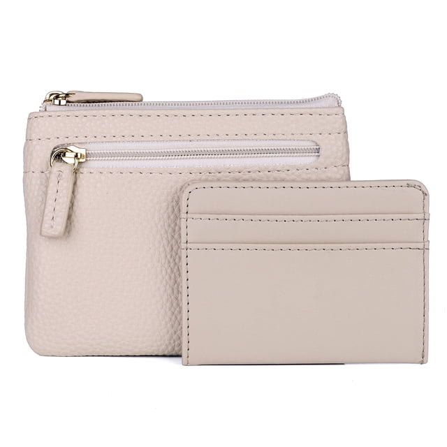Funda para monedas/tarjetas Julia Buxton Pebble RFID Pik-Me-Up®, color blanco