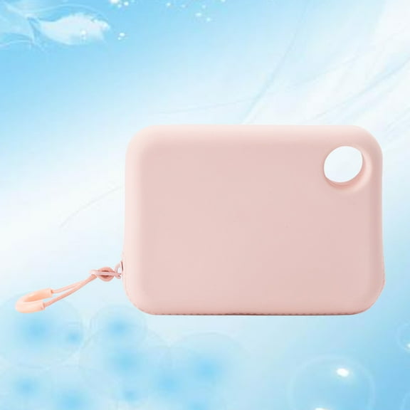 GOOHOCHY Wallet Minimalist Portable Pink 1Pack 4.7x3.5x1.0in
