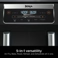 thumbnail image 4 of Ninja DZ090C Foodi 6-qt. 5-in-1 2-Basket Air Fryer with DualZone Technology, 4 of 9