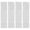 CL1, variant on Noothes Adjustable Drawer Dividers, 4Pcs DIY Plastic Drawer Separators, Grid Drawer Organizer Container for Underwear Socks Belt, Transparent White Closet Tidy Storage