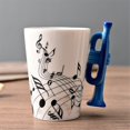 thumbnail image 4 of Taza de cerámica con música de 240 ml, linda taza para café, té, leche, tazas y vasos con asa, regalos novedosos, piano, 4 of 5