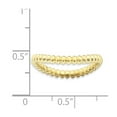 thumbnail image 2 of 2.25mm Sterling Silver Stackable Polished Gold-FlashedWave Ring - 2.2 Grams - Size 8, 2 of 2