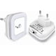 thumbnail image 1 of Dimmable Led Night Light With Motion Sensor Set Of 2 Nightlight Sockets Continuously Adjustable Brightness 3 Modes (auto/on/off) Orientation Light Nur, 1 of 5