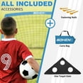 thumbnail image 5 of BOHEN 6x4FT Portable Soccer Goal for Kids Backyard Youth Soccer Goal with Net Ground Stakes with Carry Bag, 5 of 8