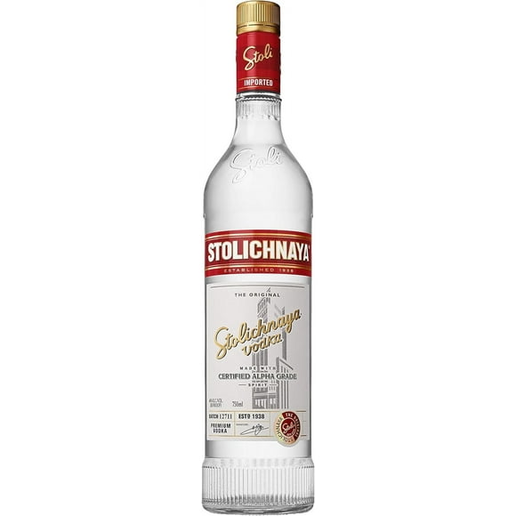 Paquete de 6 Vodka Stolichnaya 750 ml Importado