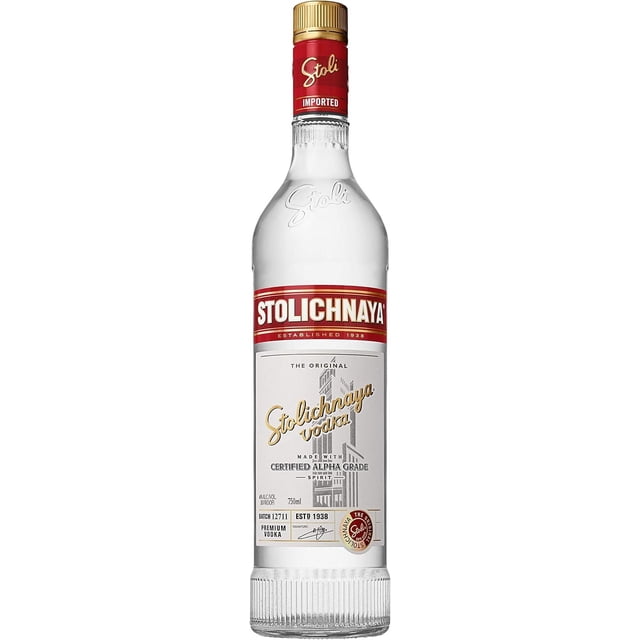 Paquete de 6 Vodka Stolichnaya 750 ml Importado