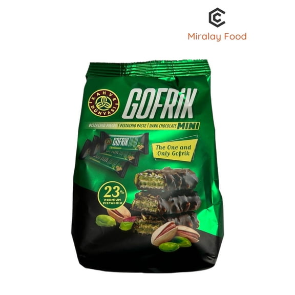 Gofrik Mini Dark Chocolate Wafer Bars 4.40oz