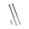 thumbnail image 2 of Lipstore 2 Pieces Battle Ropes Non Slip Handle Workout Ropes for Outdoor Gym Battling grey, 2 of 8