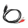 thumbnail image 5 of 7PIN Male to 2RCA Male Cable - DIN Connector, Double Shielding, Free Bending, 3.3ft Sound Adapter Cable, 5 of 5