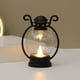 thumbnail image 5 of Lámpara de aceite vintage LED negra con luz nocturna, 5 of 6