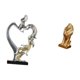 thumbnail image 5 of Figura romántica de pareja de leones, estatua coleccionable de escritorio, adorno para dormitorio, boda, oficina, hogar, estantería, armario, decoraci, 5 of 8