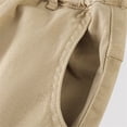 thumbnail image 5 of Gunia School Pants For Toddler Boys Classic Fit Trousers Children Casual Formal Dress Pants Khaki 3-4 Years, 5 of 7