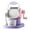 Purple, variant on Mini Ice Cream Maker Machine for Homemade Frozen Treats, Easy Operation Dessert Creator for 5+ Years, DIY Ice Cream Toy