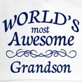 thumbnail image 2 of CafePress - Awesome Grandson Cap - Adjustable 100% Brushed Unisex Casual Cotton Baseball Cap, Beige, 1, 2 of 2
