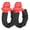 Red, variant on BIMZUC 2Pcs Soft Shackle 35 Tons Breaking Strength Recovery Rope for Truck SUV ATV Red (0.55 inches / 14mm)