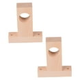 thumbnail image 1 of 2 soportes para barra de cortina, gancho portátil para colgar en el techo, práctico soporte de madera. diámetro del agujero 3cm, 1 of 9