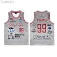 thumbnail image 3 of Recién llegado, camisetas de diseño de Cosplay Europa, n.° 12, Morant n.° 99, camisetas de baloncesto de Young Street Ball, camisetas de hip hop, 3 of 5