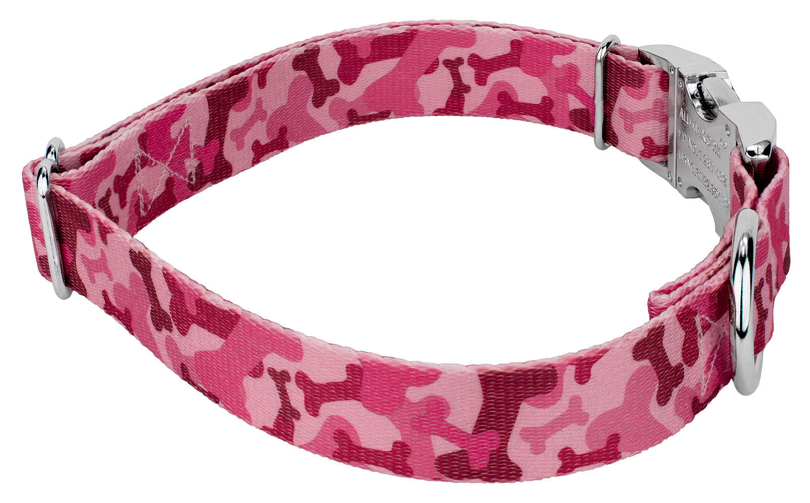 Country Brook Petz® Premium Pink Bone Camo Dog Collar, Medium - image 5 of 6