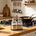 thumbnail image 4 of Fmbmuo 2 Sets Of Seasoning Bottles For Household Kitchen Pepper And Cumin Sprinkling Bottle Glass Sprinkling Bottle, 4 of 6