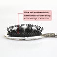 thumbnail image 5 of White Christmas Tree and Snowflake Pattern Hair Brush,Girls Detangling Hair Brush,Glide Through Tangles with Ease for Wet & Dry Hair,8.8"X2.8", 5 of 7