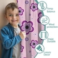 thumbnail image 3 of Blackout Kids Curtains,Pioneer Flower Floral Print Pattern Childrens Insulated Curtains Set Of 2,Bedroom Essentials,Toddler Room Decor 42"x84", 3 of 5