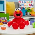 thumbnail image 6 of Sesame Street Friends 8-inch Elmo Sustainable Plush Stuffed Animal, Kids Toys for Ages 18 month, 6 of 8