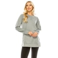thumbnail image 2 of Haute Edition Women's Colorblock and Solid Spring Crewneck Raglan Tee With Plus, 2 of 5