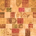 thumbnail image 1 of Ahgly Company Indoor Square Patchwork Orange Transitional Area Rugs, 8' Square, 1 of 1