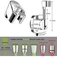 thumbnail image 3 of ABPETE Suction Cup Shower Head Holder - Angle Adjustable Spring Arm, Flexible Wall Mount Shower Hose Holder, Removable Hand Held Shower Bracket with Vacuum Lock & Bonus Hook for Bathroom, Kitchen, 3 of 13