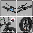 thumbnail image 2 of OUXI Electric Bike for Adults, 500W Electric Bicycle, 48V/13Ah Battery, 20'' Fat Tire Ebike, 38 Miles Range Mountain Bike for Cycling, 7 Speed E Bike, E-bike UL2849, 2 of 4