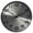 Silver, variant on Modern Decorative Aluminum Round Wall Clock For Living Room, Kitchen, Dining Room