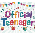 thumbnail image 4 of Colorful Theme Happy Birthday Banner For Kids Party Teenage Celebration Indoor Decoration, 4 of 7