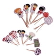 thumbnail image 1 of Conjunto de 48 piezas de fútbol baloncesto Cupcake Picks Cake Topper Party Decor, 1 of 8