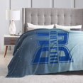 thumbnail image 4 of Dillard University Fleece Blanket, Very Soft Microfiber Flannel Blanket for Couch Warm and Cozy for All Seasons, 4 of 6