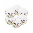 thumbnail image 7 of 13 Inch Round Placemats Set of 6, Easter Non Slip Heat Insulation PP Table Mats, Spring Watercolor Flowers Bunny Butterfly Eggs Washable Place Mats for Kitchen Dining Party Table Decor, 7 of 7
