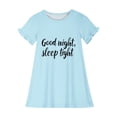 thumbnail image 3 of RXIRUCGD 2025 Vêtements d'Été pour Enfants 3-12 Ans Mode pour Enfants Pyjama Imprimé de Rêve Nuisette Mi-Mollet, 3 of 3