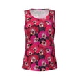 thumbnail image 4 of Fotbe Orchids Flowers Womens Loose Fit Casual Flowy Slim-Fit Tank Tops Athletic Round Neck Trendy Sleeveless Summer Tops for Gym and Yoga-X-Large, 4 of 9