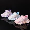 thumbnail image 6 of Zanarzt Running Shoes for Kids Girls Sneakers Light Up Shoes Breathable Stylish Printed Platform Sneakers Blue,US 8.5, 6 of 7