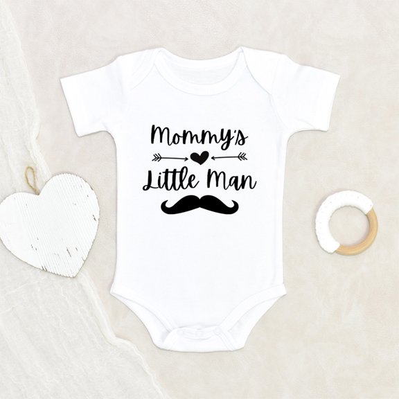 Mustache Baby Clothes - Mommy's Mini Man Baby Clothes - Baby Boys Clothes